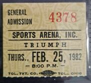 Triumph / The Rockets / Saxon on Feb 25, 1982 [902-small]