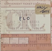 Electric Light Orchestra (ELO) / Daryl Hall & John Oates on Nov 4, 1981 [317-small]