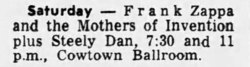 Frank Zappa / Steely Dan on Dec 2, 1972 [080-small]