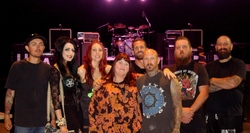Meet & Greet Fans & Bleeding Through, tags: Bleeding Through, Pomona, California, United States, Crowd, The Glass House Concert Hall - Bleeding Through / Lionheart / Scars of Tomorrow / Winds of Plague on Jul 13, 2014 [736-small]
