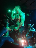 Bleeding Through ~ Brandan Schieppati with Brian Leppke & Ryan Wombacher, tags: Bleeding Through, Anaheim, California, United States, Chain Reaction - Bleeding Through / Lionheart / Scars of Tomorrow / Winds of Plague on Aug 3, 2014 [743-small]