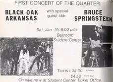 Black Oak Arkansas / Bruce Springsteen & The E Street Band on Jan 19, 1974 [850-small]
