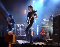 HIM ~ Ville Valo, Mika Karppinen, "Linde" Lindström & Janne Puurtinen, tags: HIM, Los Angeles, California, United States, Orpheum Theatre - HIM / Bleeding Through on Nov 14, 2007 [992-small]