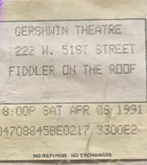 Fiddler on the Roof (Cast) on Apr 6, 1991 [149-small]