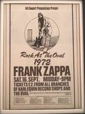 Frank Zappa / Hawkwind / The Jeff Beck Group on Sep 16, 1972 [441-small]
