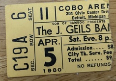 The J. Geils Band / 3-D on Apr 5, 1980 [347-small]