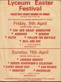 Van Der Graaf Generator / Audience / Genesis / Patto / Follow The Buffalo / Bell And Arc on Apr 9, 1971 [939-small]