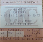 Huey Lewis and The News on Jun 27, 1982 [151-small]