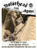 Motörhead / Anthrax on Oct 13, 2002 [938-small]