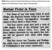 Bruce Springsteen & The E Street Band on May 28, 1974 [236-small]