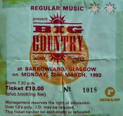 Big Country on Mar 22, 1993 [178-small]