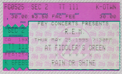R.E.M. / Sonic Youth on May 25, 1995 [356-small]