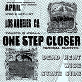 One Step Closer / Dead Heat / Wise / stateside on Apr 20, 2023 [194-small]