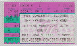 The Freddy Jones Band / Sonia Dada on Nov 3, 1995 [207-small]