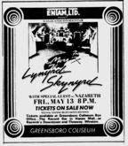 Lynyrd Skynyrd / Nazareth on May 13, 1977 [273-small]