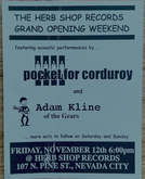 Pocket for Corduroy / Adam Kline / Legs on Earth / Nasty Tones on Nov 12, 1999 [461-small]