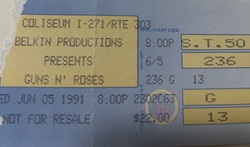 Guns N' Roses / Skid Row on Jun 5, 1991 [913-small]