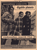 Digable Planets @ The Quad, Cal State Northridge - Noontime Concerts - 3/31/93, tags: Digable Planets, Northridge, California, United States, Gig Poster, The Quad, Cal State Northridge, USU Court of Community, California State University, Northridge - Digable Planets on Mar 31, 1993 [985-small]