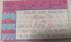 Metallica on Feb 1, 1993 [565-small]