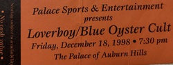 Loverboy / Blue Öyster Cult on Dec 18, 1998 [763-small]