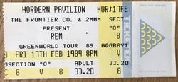 R.E.M. / The Go-Betweens on Feb 17, 1989 [831-small]