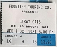 Stray Cats on Oct 7, 1981 [873-small]