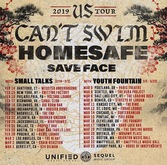 Homesafe / Can't Swim / Save Face / Small Talks on Mar 1, 2019 [027-small]