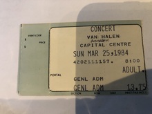 Van Halen  / Autograph on Mar 25, 1984 [172-small]
