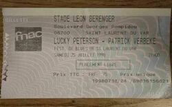 Lucky Peterson / Patrick Verbeke on Jul 25, 1998 [352-small]