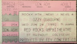 Ozzy Osbourne on Jun 24, 1992 [517-small]