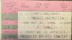 Yngwie Malmsteen / Slick Toxic on May 25, 1992 [519-small]