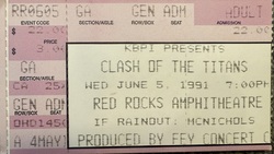 Slayer / Megadeth / Anthrax / Alice In Chains on Jun 5, 1991 [527-small]