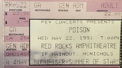 Poison / Slaughter / Bulletboys on May 21, 1991 [529-small]