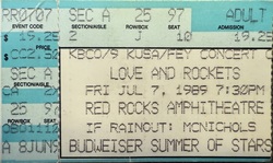 Love And Rockets / The Godfathers on Jul 7, 1989 [562-small]