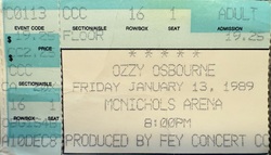 Ozzy Osbourne / Anthrax on Jan 13, 1989 [574-small]