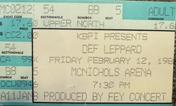Def Leppard / Tesla on Feb 12, 1988 [593-small]