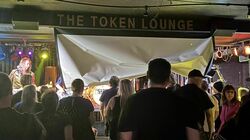 Stage Malfunction...Projection screen lowered during performance , tags: Close Enemies - Close Enemies / Most wanted / FADED / Portal 27 on Jun 14, 2025 [799-small]