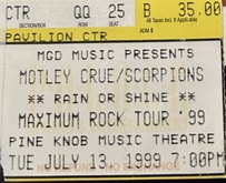 Mötley Crüe / Scorpions on Jul 13, 1999 [444-small]