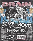 Drain / Scowl / Koyo / Dimension Six on Jun 16, 2025 [676-small]