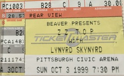 Lynyrd Skynyrd / ZZ Top on Oct 3, 1999 [826-small]