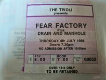 Fear Factory / Drain / Manhole on Jul 4, 1996 [500-small]