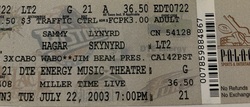 Lynyrd Skynyrd / Sammy Hagar & The Wabos on Jul 22, 2003 [475-small]