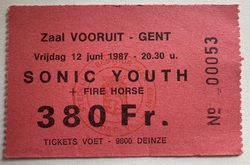 Sonic Youth / Fire Horse on Jun 12, 1987 [088-small]