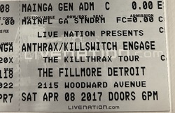 Anthrax / Killswitch Engage / The Devil Wears Prada / Jasta on Apr 8, 2017 [053-small]