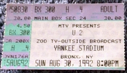 U2 / Public Enemy on Aug 30, 1992 [898-small]