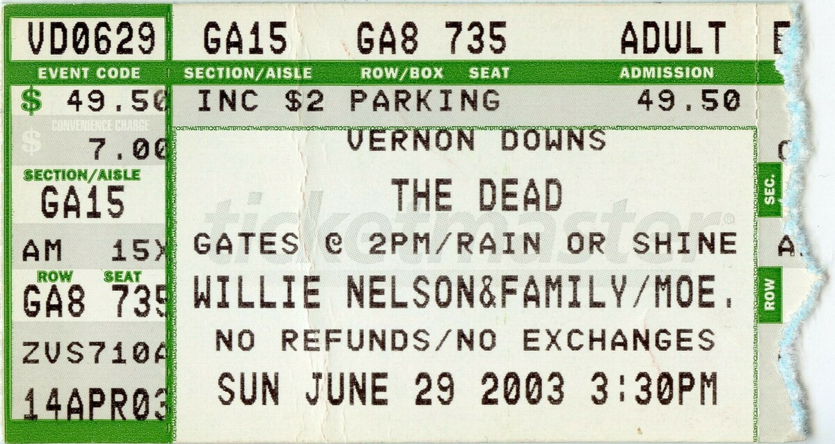 Willie Nelson's 2003 Concert & Tour History | Concert Archives