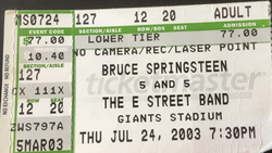 tags: Bruce Springsteen & The E Street Band, Ticket - Bruce Springsteen & The E Street Band on Jul 24, 2003 [034-small]