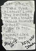 the Flash Hits setlist, tags: Setlist - Sun Atoms / The Flash Hits! / QuikStop / Flavor Crystals on Jun 24, 2025 [216-small]