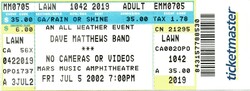 Dave Matthews Band / North Mississippi Allstars on Jul 5, 2002 [438-small]