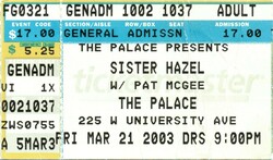 Sister Hazel / Pat McGee Band on Mar 21, 2003 [439-small]